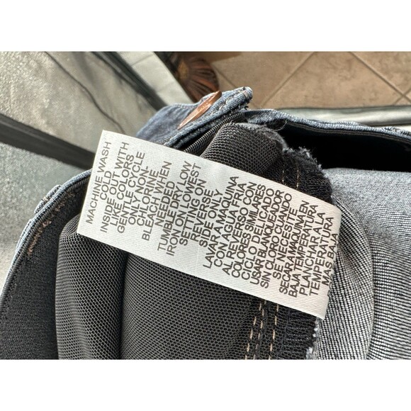 Democracy "Ab"solution Ab Technology Dark Wash tampered  Leg Jeans Womens 12 - Picture 5 of 11